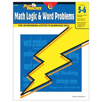 Math Logic & Word Problems Grade 5-6 By Creative Teaching Press