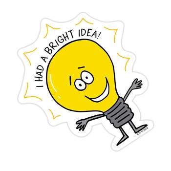 So Much Pun Bright Idea Badge, CTP8532