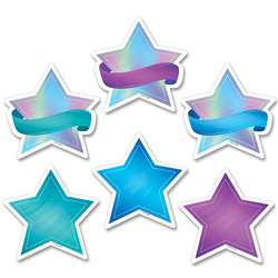 Shimmering Stars Cut Outs 3 &quot; Mystical Magical, CTP8657