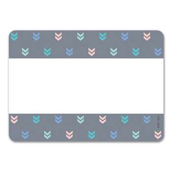 Mini Chevrons Name Tag Labels Calm & Cool Colorful, CTP8706