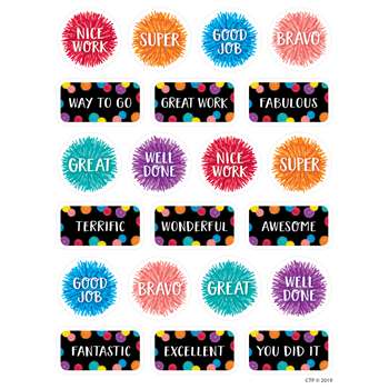 Pom Pom Rewards Stickers, CTP8754