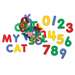 Letters & Number Set Mini Jar Transparent - CTU56500