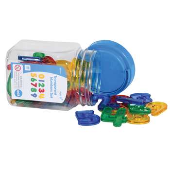 Transparent Number Set Mini Jar, CTU56504