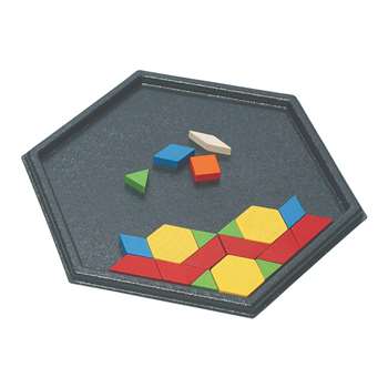 Hexagon Pattern Block Tray, CTU7143