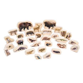 Wooden Forest Animal Blocks, CTU72304