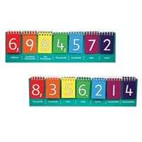 Student Place Value Flip Charts 10 Set Millions, CTU7443