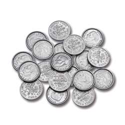 Plastic Coins 100 Dimes By Learning Advantage