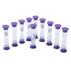 3 Minute Sand Timers Set Of 10, CTU7626