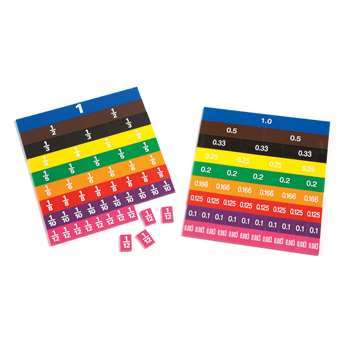 Fraction & Decimal Tiles In Bag By Learning Advantage