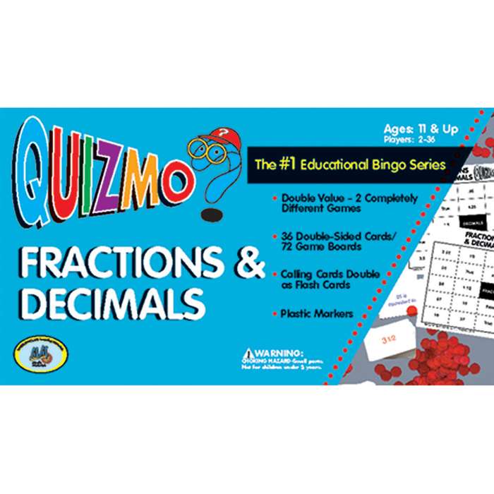 Quizmo Fractions & Decimals By Learning Advantage