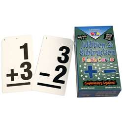 Double Value Vertical Flash Cards Addition Subtraction By Learning Advantage