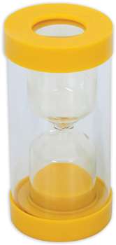 Magnifying Sand Timers 3 Min Yellow Clearview, CTU92232