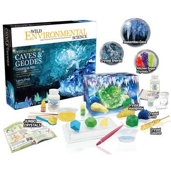 Crystl Grow Caves & Geodes Chem Kit Wild Science, CTUWES95XL