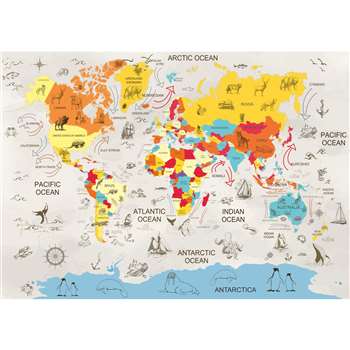 World Map With Augmented Reality, CVB9781999894610M