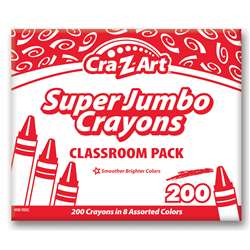 SUPR JUMBO CRAYON CLASS PACK OF 200 - CZA740131