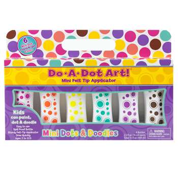 Mini Do A Dots Markers 6Pk Island Bright By Do-A-Dot Art