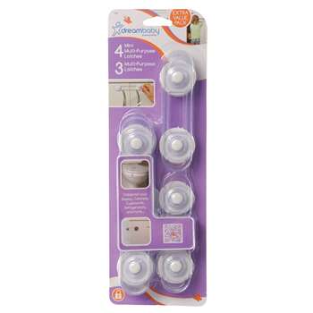 Multipurpose Latches Value 7/Pack By Dream Baby - Tee Zed