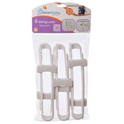 Cabinet Sliding Locks Pack Of 6 By Dream Baby - Tee Zed