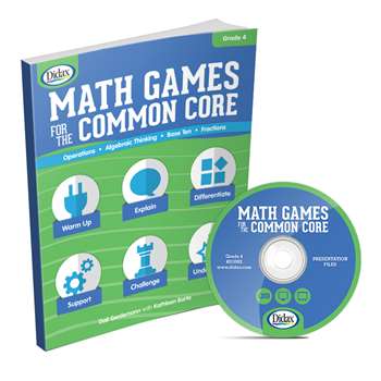 Math Games For The Common Core Gr 4, DD-211082