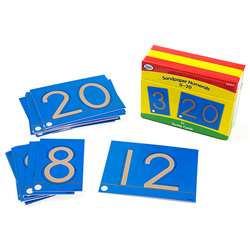 Tactile Sandpaper Number Cards 0-20, DD-211211