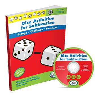 Dice Activities For Subtraction Resource Book By Didax