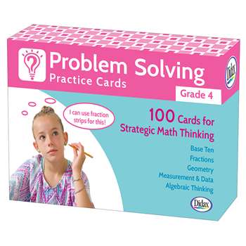 Problem Solving Practice Cards Gr 4, DD-211280
