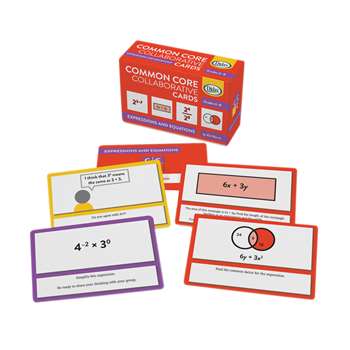 Shop Collaborative Expressions Equations Common Core Cards - Dd-211398 By Didax
