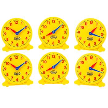 5&quot; Student Clocks Set Of 6, DD-211550