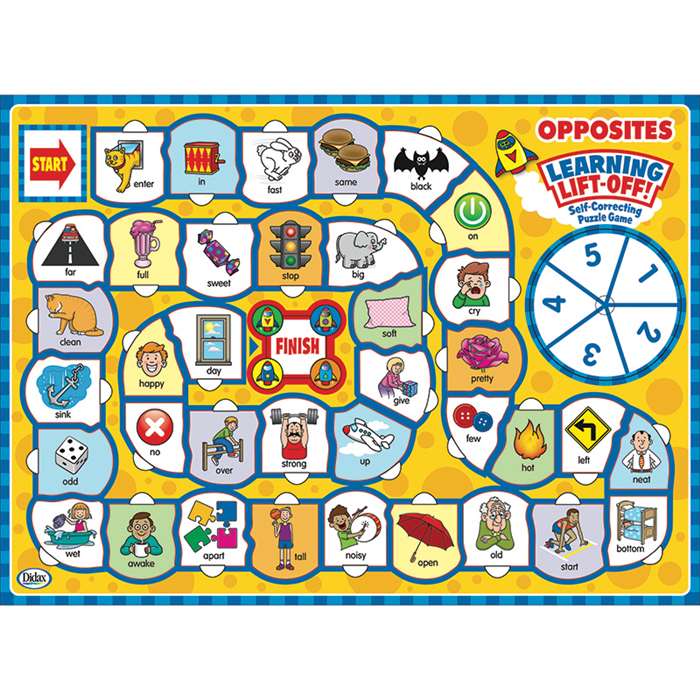 Language Learning Opposites Lift Off Puzzles, DD-212011