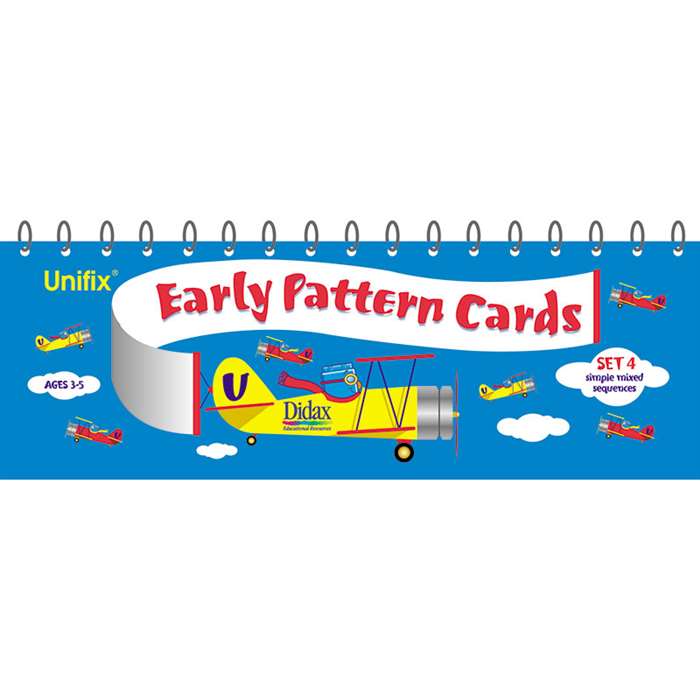 Unifix Early Pattern Book 4 Simple Mixed Sequences By Didax