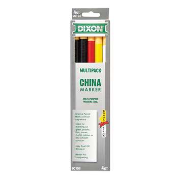 Dixon China Markers Asst 5Pk, DIX00105