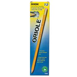 Dixon 2 Oriole Pencil Pre-Sharpened One Dozen By Dixon Ticonderoga