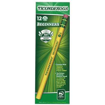 Beginner Pencil With Eraser By Dixon Ticonderoga