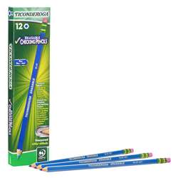 Erasable Colored Pencils Blue Ticonderoga, DIX14209
