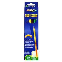 Prang Duo Color Pencils 12 Color St, DIX22106