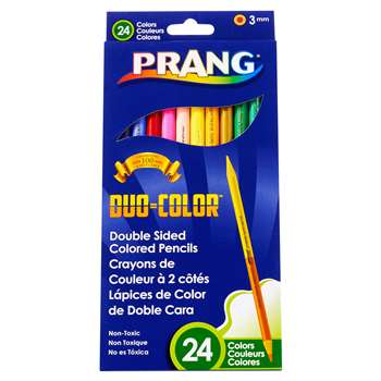 Prang Duo Color Pencils 24 Color St, DIX22112