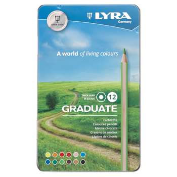 Graduate Colored Pencils Metal 12Bx Lyra, DIX2871120