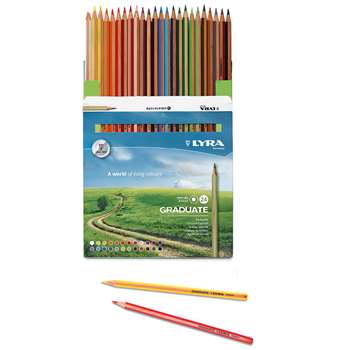 Graduate Color Pencils Cardbrd 24Bx Lyra, DIX2871241