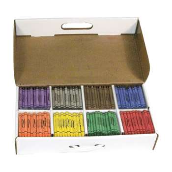 Prang Crayons Master Pack 50 Each Of 8 Colors, DIX32340