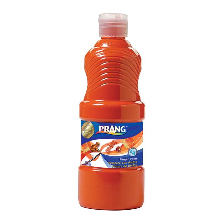 Prang Washable Finger Paint 16 Oz Orange By Dixon Ticonderoga