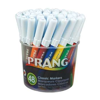 Prang Art Markers Washable 48 Colors By Dixon Ticonderoga