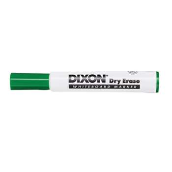 Dry Erase Markrs Wedge Tip Grn 12Pk, DIX92104