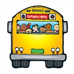 Colorful Cut Outs School Buses Single By Carson Dellosa