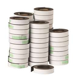 Bucket Of 48 Rolls 1/2 X 30 Strip W/ Adh By Dowling Magnets