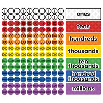 Magnet Math Magnetic Place Value Disks & Headings , DO-732162