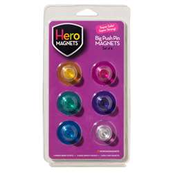 Hero Magnets Big Push Pin Magnets, DO-735019