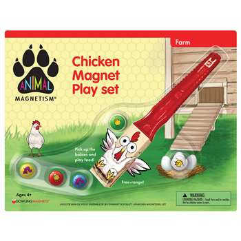 Chicken Magnet Play Set Animal Magnetism, DO-736870