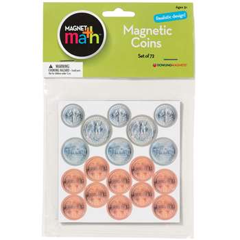 Magnet Coins - 8 Quarters 12 Dimes 12 Nickels & 40, DO-MA10BN