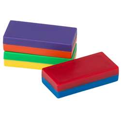Plastic Encased Block Magnets 12 Pcs By Dowling Magnets