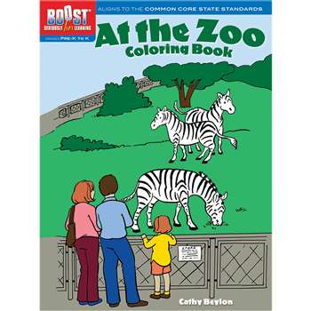 Shop Boost At The Zoo Coloring Book Gr Pk-K - Dp-493989 By Dover Publications